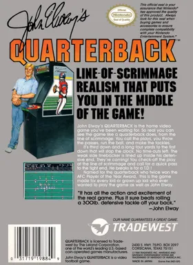 John Elway's Quarterback (USA) box cover back